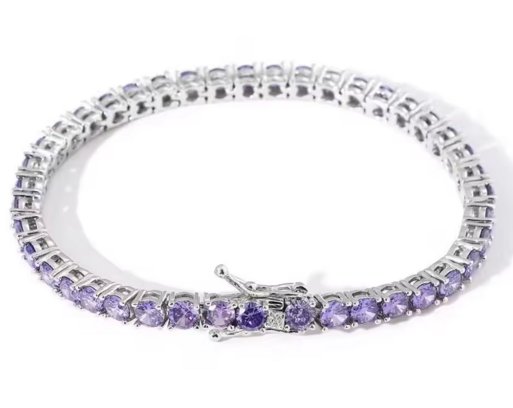 Luxury Colorful Zircon Crystal Rhinestone Bangle