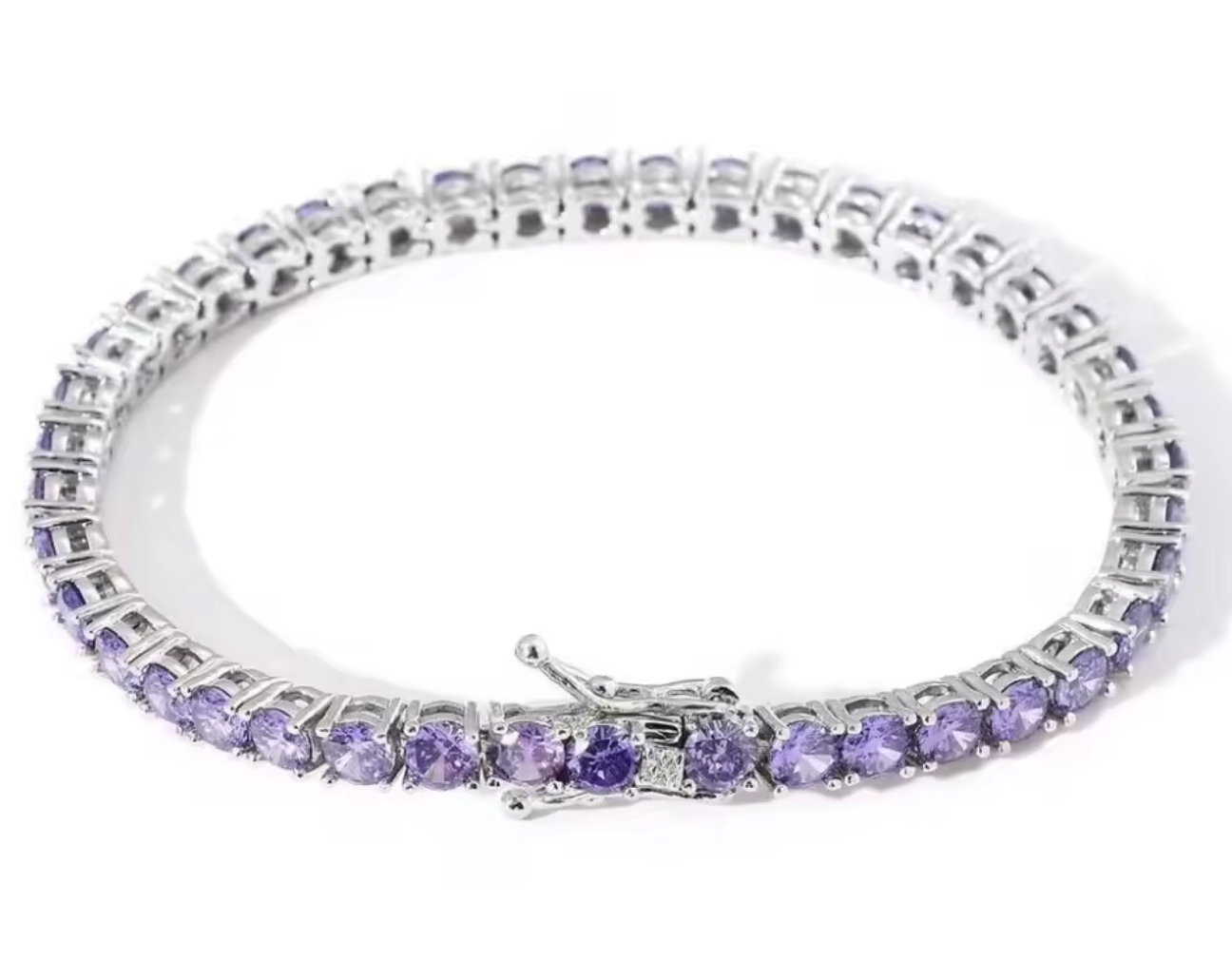 Luxury Colorful Zircon Crystal Rhinestone Bangle